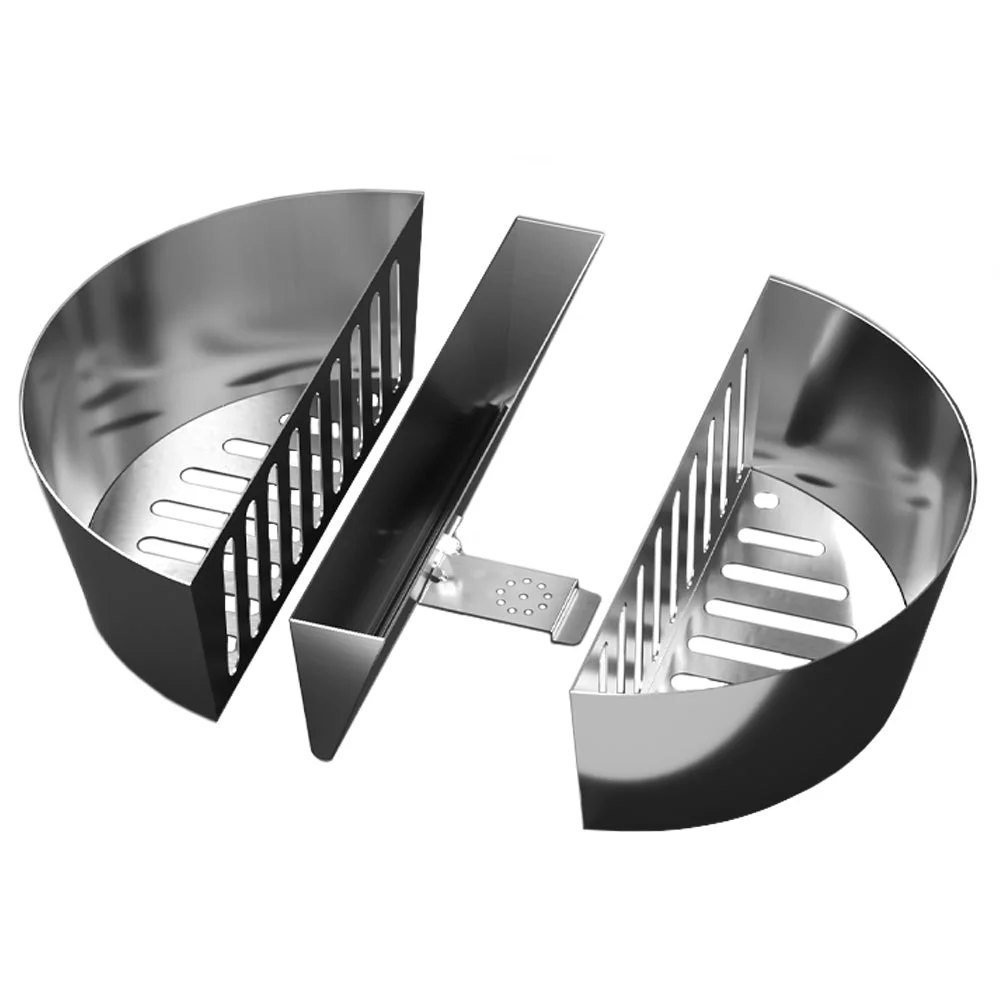 Slow 'N Sear 2-в-1 угольные корзины FireBaskets из нержавеющей стали