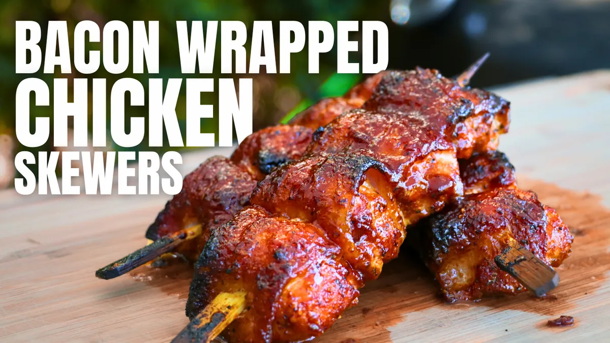 Bacon-Wrapped Chicken Skewers